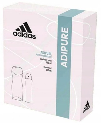 Adidas Adipure dezodorant 150ml + żel 250ml zestaw