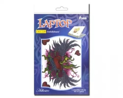 DEKORACJA NA LAPTOPA SERCE