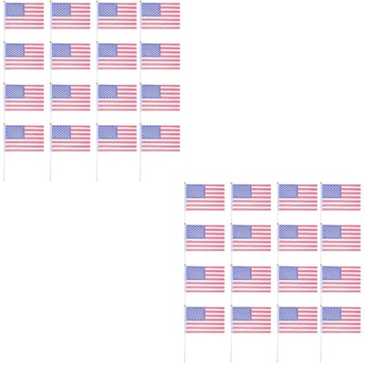 FLAGA AMERYKI USA DO TRZYMACIA RĘCZNEGO 200 SZT