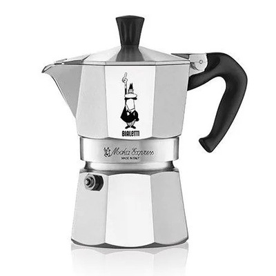 Kawiarka Bialetti Moka Express 3tz 130 ml Srebrna