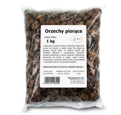 Orzechy piorące 1kg do prania + woreczek