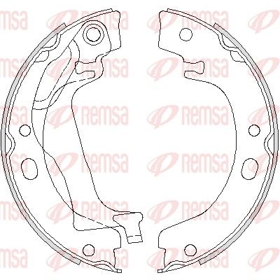 REMSA 4753.00 SET PADS BRAKE  