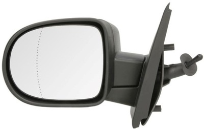 Зеркало механический renault twingo ii 10-14 левая фото №1