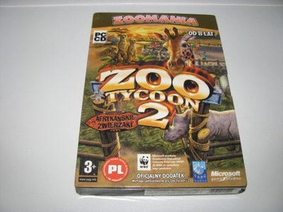 ZOO TYCOON 2 AFRYKAŃSKIE ZWIERZAKI PC !!! POLSKA