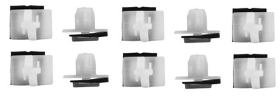 Hyundai kia клипсы штифт накладки порога боковой фото №1