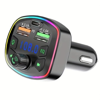 Car charger FM transmitter supports MP3 player 