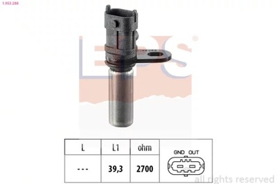 1-953-288 ДАТЧИК ПОЛОЖЕНИЯ ВАЛА ШАТУННЫЕ. OPEL ASTRA