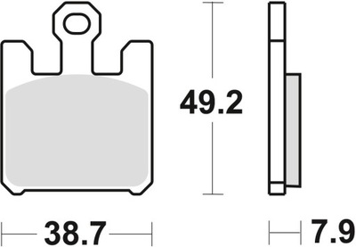 TRW LUCAS КОЛОДКИ ТОРМОЗНЫЕ KH369 4 SPIEK METALICZN