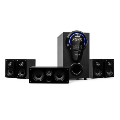 Kino domowe 5.1, 125 W RMS, BT/USB/SD/AUX, pilot