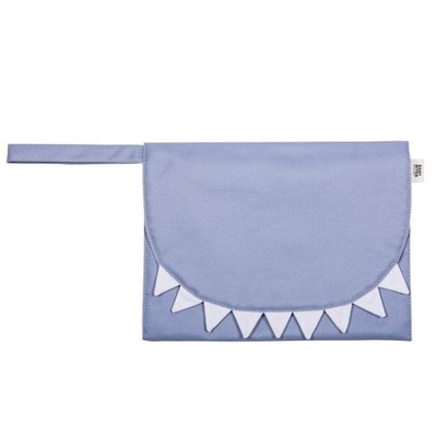 Baby Bites: podróżny przewijak Shark Slate Blue