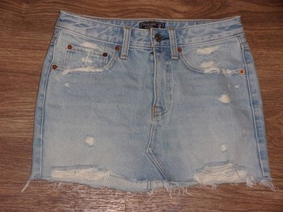 ABERCROMBIE&FITCH spódniczka jeans mini S