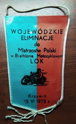 Biathlon Motocyklowy LOK Krzywiń 1975 Kościan