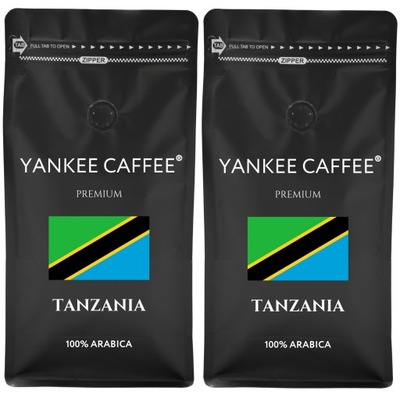 Kawa ziarnista 2kg 100% Arabica świeżo palona Tanzania Do ekspresu