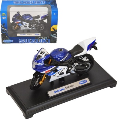 MODEL WELLY 1:18 MOTOCYKL SUZUKI GSX-R750