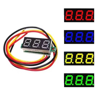 0.28 COL. RAUDONAS MĖLYNAS SKAITMENINIS MODULIS LED MINIWYSWIETLACZ DC2.5V~26413 