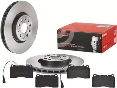 Brembo гальмівні диски+ гальмівні колодки перед alfa romeo 166 310mm фото №1