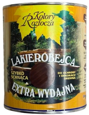 Lakierobejca alkidowa do drewna Malexim kolory roztocza Dąb 0,7L