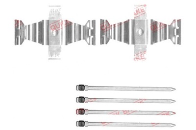 QUICK BRAKE KOMPLEKTAS MONTAVIMO TRINKELIŲ PRIEK. MERCEDES C CL203 C T-MODEL 