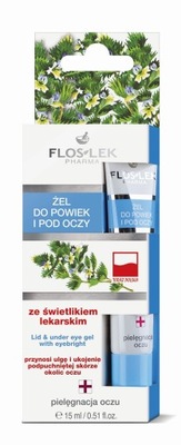 Floslek Żel do powiek i pod oczy ze świetlikiem lekarskim 15ml