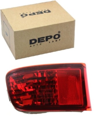 Свет отражающий задние левая toyota land cruiser prado j12 2002-10 фото №1