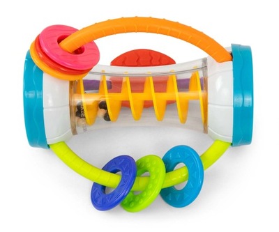 Senzorická hračka Hrkálka hryzátko Shaker Colorful Milly Mally