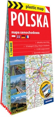 Polska mapa samochodowa, 1:700 000