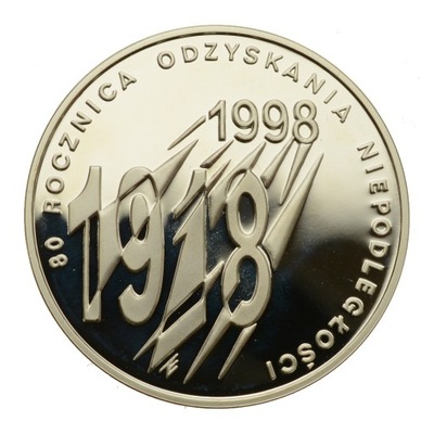 10 zł 1998 - Odzyskanie niepodległości - St. L