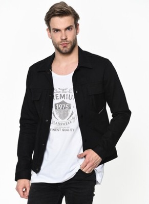 JACK&JONES CZARNA KURTKA HAFT (M)