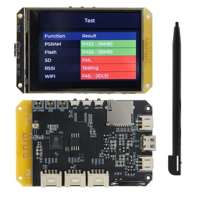 ESP32-S3 LilyGO T-HMI dotykowy LCD 2.8" ST7789 WiFi Bluetooth slot TF