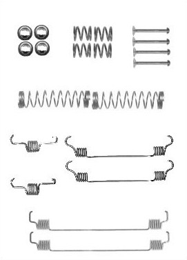 RESORTES PARA ZAPATAS DE FRENADO CITROEN C2 03- C3 02-  