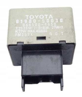 Реле toyota yaris i 81980-50030 фото №1