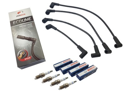 Дроти + свічки запалювання запалювання fiat cinquecento 900 фото №1