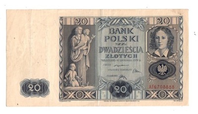 banknot 20zł 1936r