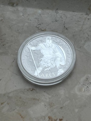Moneta srebrna Bogowie Olimpu: Ares 2023