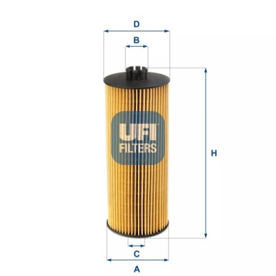 Фильтр масла ufi 25.005.00 фото №1