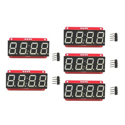 5x HT16K33 I2C 0. cyfrowy moduł wyświetlacza LED dla