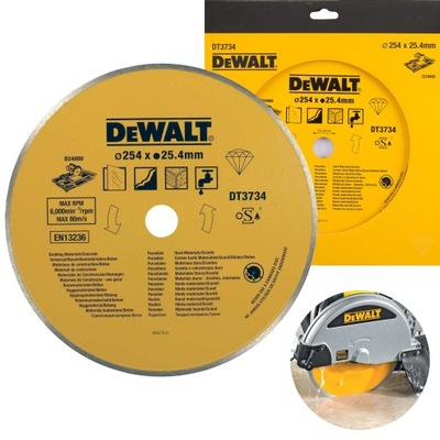 DEWALT TARCZA DO PORCELANY i kamienia 250mm DT3734