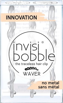 Invisibobble Crystal Clear spinki do włosów 3 szt.