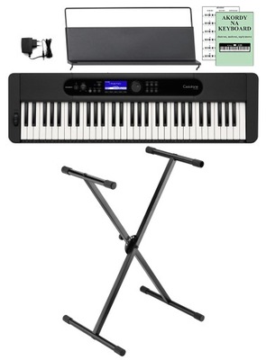 CASIO CT-S400 Profesjonalny Keyboard ze Statywem