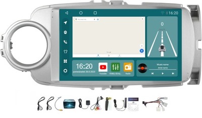 RADIO ANDROID TOYOTA YARIS 2011-2019 CARPLAY WIFI USB 8/256GB MODEM SIM