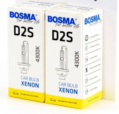 2X ЛАМПОЧКА BOSMA D2S 4300K ДОЖИГАТЕЛЬ КСЕНОН КСЕНОН 35W