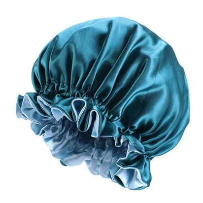 Women's Satin Bonnets cap - blue