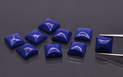 Lapis lazuli kaboszon kwadrat 6x6 mm