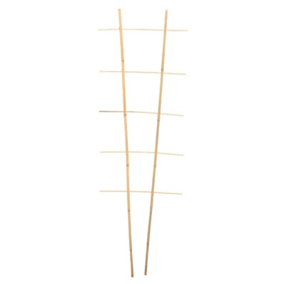 Drabinka bambusowa podpora do roślin podwójna 75cm