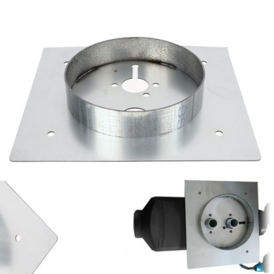 Плита монтажная отопителя габаритный сталь оцинкованная кронштейн крепёжный фото №1