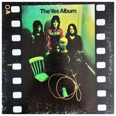 YES The Yes Album LP AUTOGRAF Jon Anderson