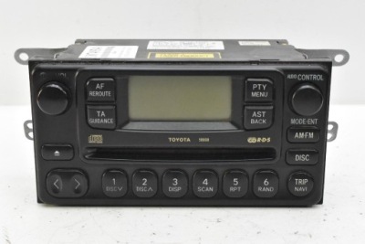 Радіо дисплей cd navi rds 86120-44080 toyota avensis verso 01-03 фото №1