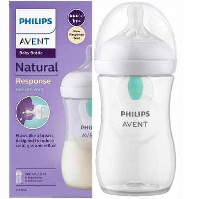 AVENT Butelka 260 ml Natural Response 673/01 AirFree