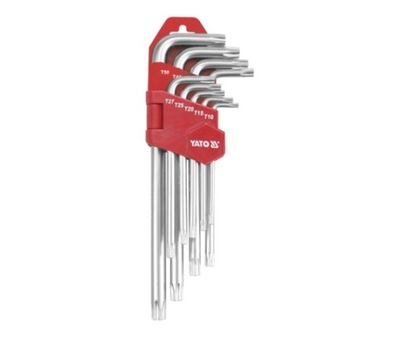 KLUCZE TORX 9CZ. T10 - T50 DŁUGIE Cr-V