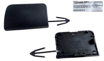 Nissan micra k12 05-10 заглушка фаркоп бампера проушина фото №1